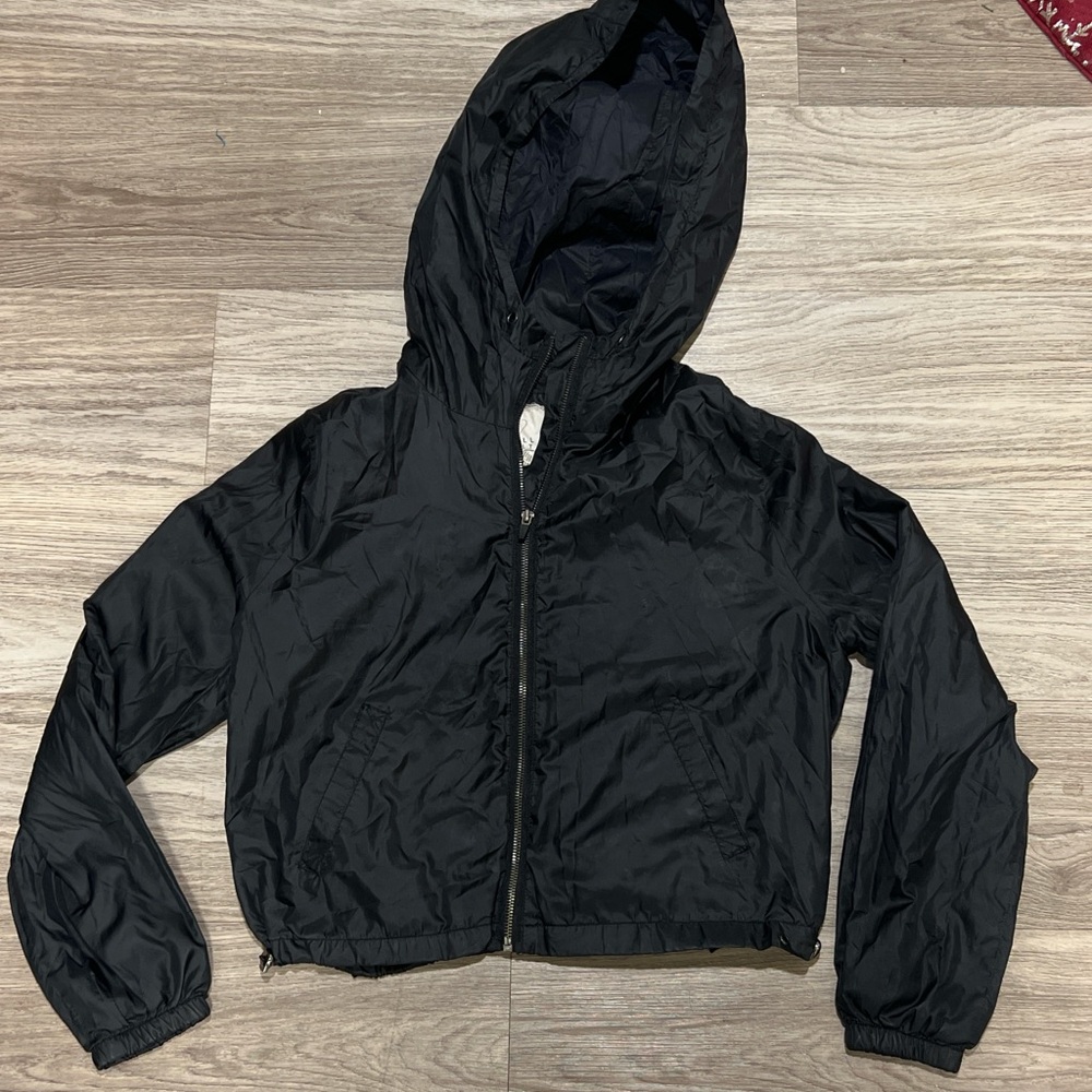 Full Tilt Charcoal Hooded Windbreaker